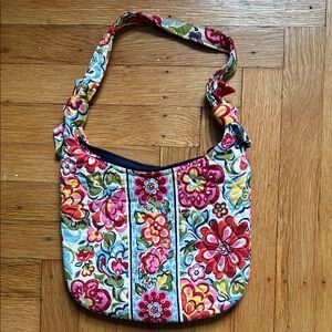 Vera Bradley Floral Quilted Shoulder Bag